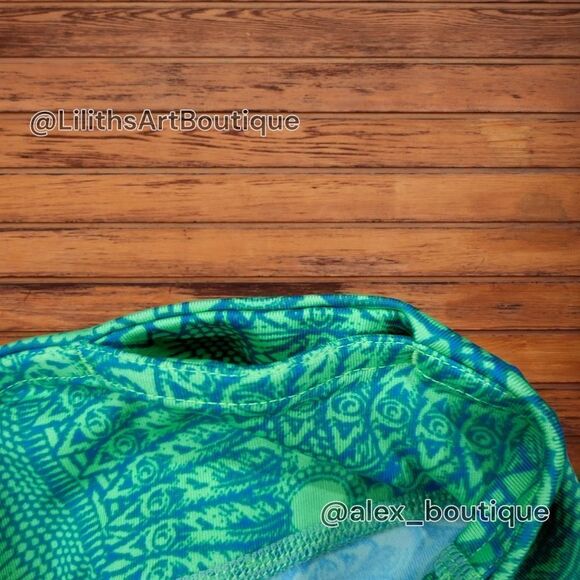Zumba All Day Capri Leggings Get In Lime Size S (E032) - Picture 7 of 8
